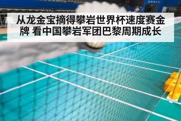 从龙金宝摘得攀岩世界杯速度赛金牌 看中国攀岩军团巴黎周期成长